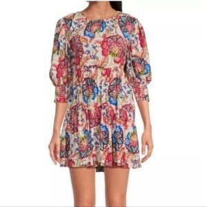 NWT MISA Los Angeles Honor Floral Mini Dress Size XS